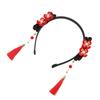 Zopfperücke Blume Neujahr Kopfschmuck Kinder Stirnband Hanfu Haarreif Chinesischer Stil Haarband