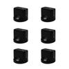 FLEOR 6PCS Plastic Flat Head Guitar Amp Amplifier Knobs Effect Pedal Control Knobs