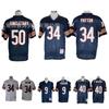 Chicago Bears 34 Payton Vintage NFL Jersey Mesh Football Men Women