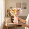 Chenille Flower Bouquet Ready to Gift Decor Pastel for Desk, Classroom, Teachers