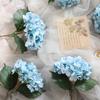 1pc Artificial Flowers Silk Hydrangea Bride Bouquets Wedding Home Festival Decorations Ornament Vase Plants Arrangements Diy Box