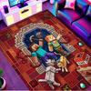 Minecraft1 (4) Print Rug, Washable Floor Carpet, For Entryway Dorm Laundry Room Office Study, Home Decor Birthday Christmas Gift