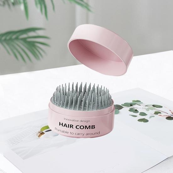 Yousheng Vzduchový polštářový hřeben Opakovaně použitelný Antistatický kartáč na vlasy Jednoklíčové samočištění Masáž pokožky hlavy Přenosný Dámský kadeřnický masážní hřeben Domácí potřeby
