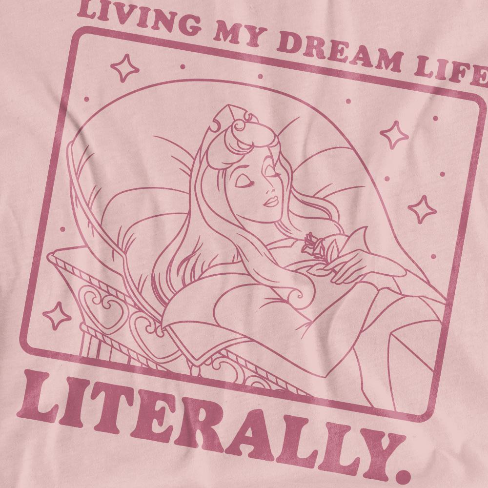 Sleeping Beauty Unisex Adult Living My Dream Life T-Shirt