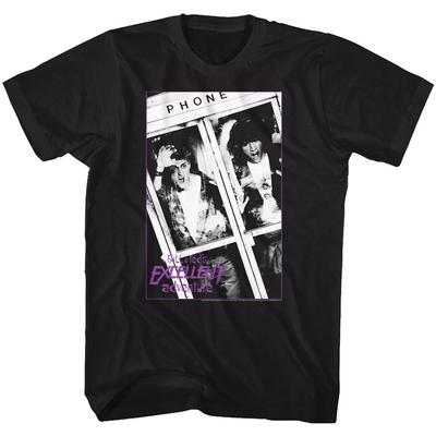 Bill & Ted's verrückte Reise Film Telefonzelle Ausraster Herren T-Shirt