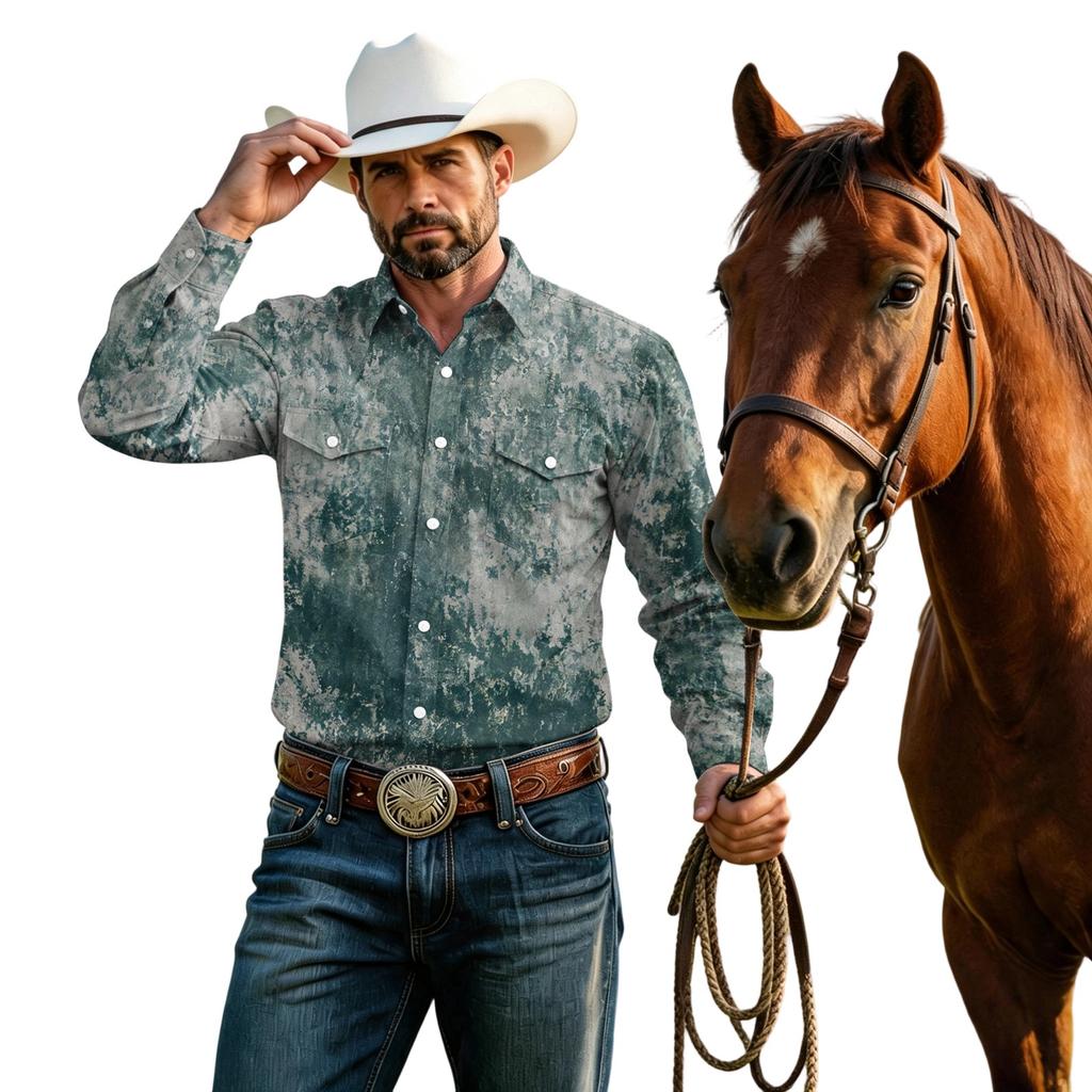 Camisa cárdigan básica de manga larga para hombre con dos bolsillos frontales para uso casual diario