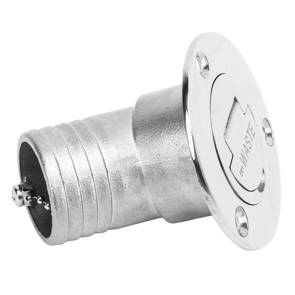 Boat Deck Filler 45 Degrees  316 Stainless Steel 38mm Flip Fill Cover with Keyless Cap for Marine Yacht