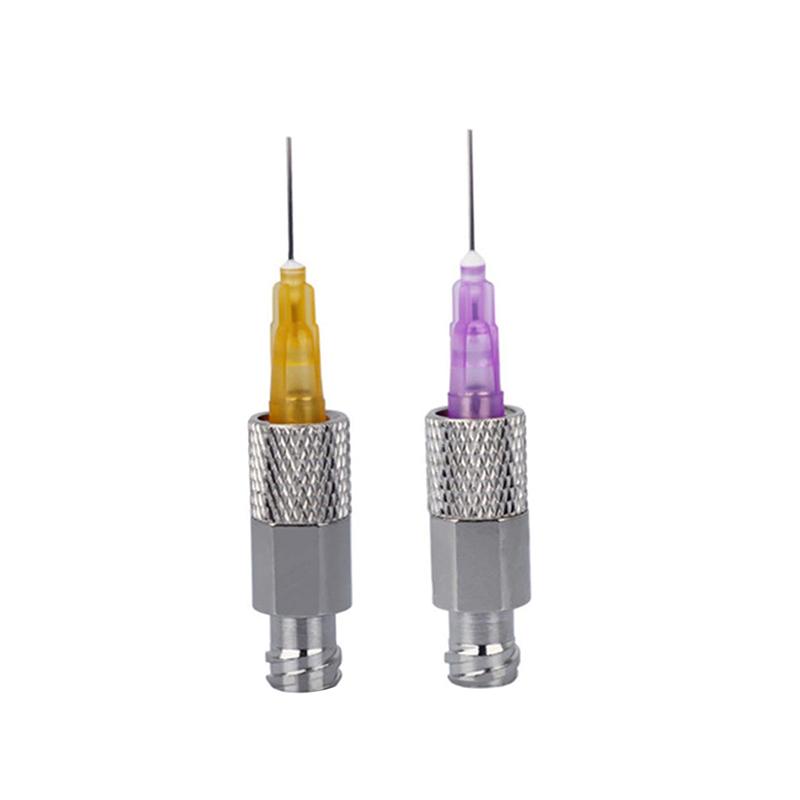 1 Stück Pneumatischer Edelstahl Luer-Lock Verlängerungsadapter Metallgewinde Spritzenverbinder Stecker auf Buchse Luer-Lock Anschluss