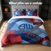 Bolton Wanderers FC Design Bed Bedding Set 1 Duvet Cover + 2 Pillowcases Soft Breathable Household Bed Linens