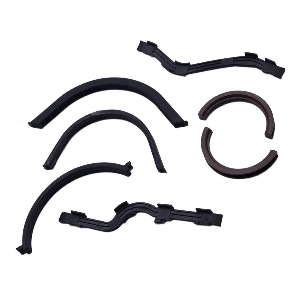For Chevrolet SBC 283 327 350 5.7L Full Gasket Set, Early Style 2 Piece Rear Main Seal Engine Rebuild Kit
