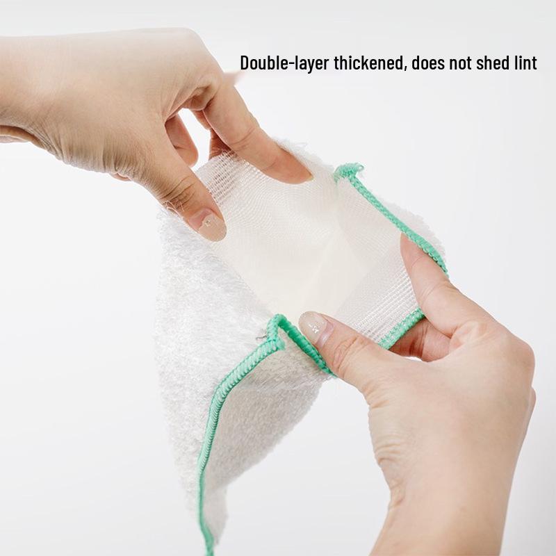 Bamboo Fiber Non-stick Kitchen Dishcloth - Oil Removal & Absorbent