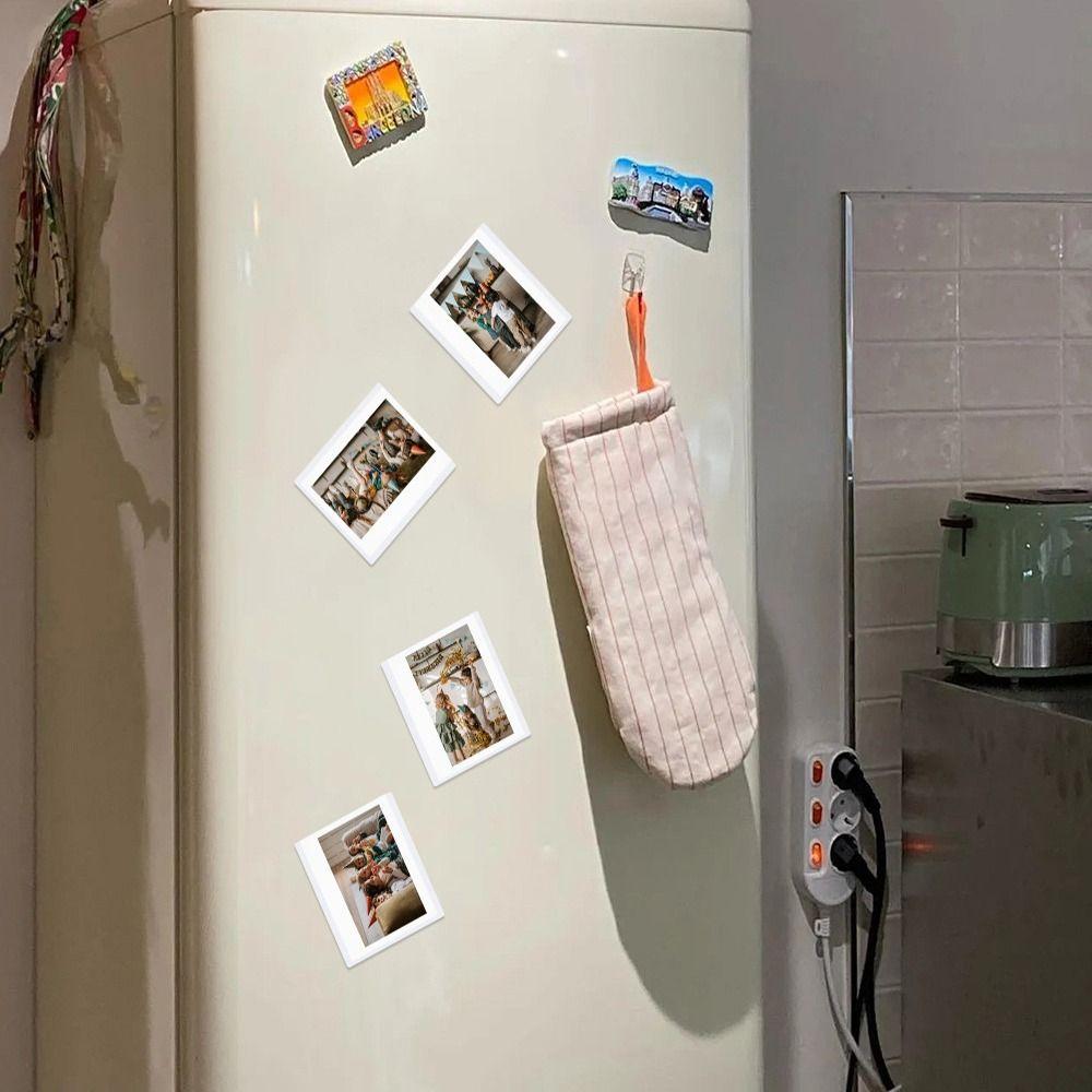 5PCS Photograph Magnetic Photo Frame Stamp Creative Instant Camera Picture Holder Card Colorful for Fujifilm Instax WIDE 300