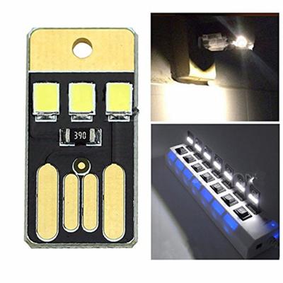 5Pcs Outdoor Camping Portátil USB Mini Luz Noturna LED Desktop Computador Lâmpada