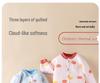 Newborn Three-Layer Warm Cotton Pajamas & Cardigan Set - Infant Class A Clothing