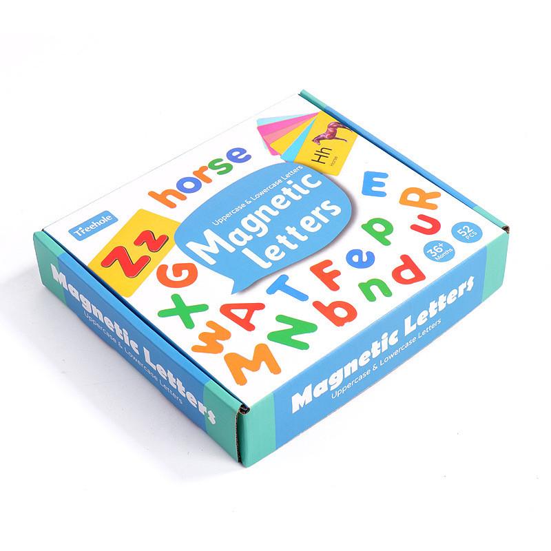 Wooden Magnetic Alphabet Puzzle Cards For Kids Educational Learning Toy