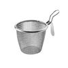 Stainless Steel Mesh Strainer Fine Mesh Durable Handle For Home Kitchen Noodle Frying Draining