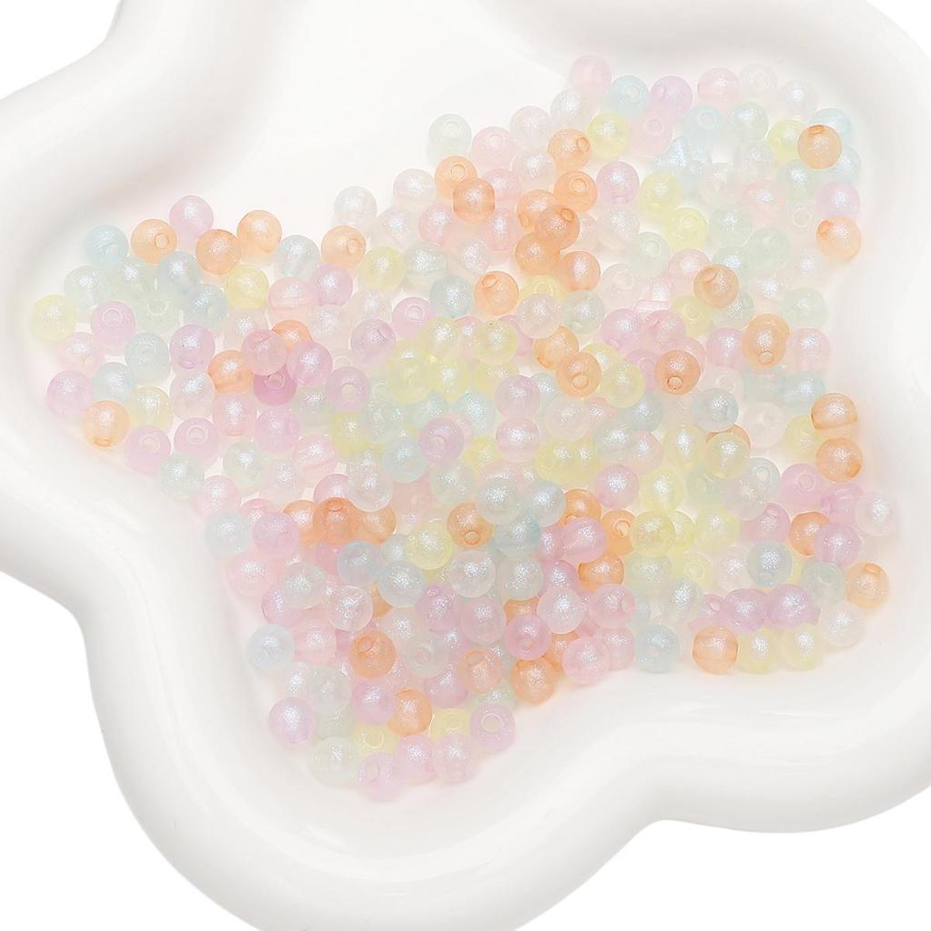 6-16mm 10 STÜCKE/Mehr Acrylperlen Meerjungfrau Runde Perlen für Halskette Armband DIY Schmuckherstellung