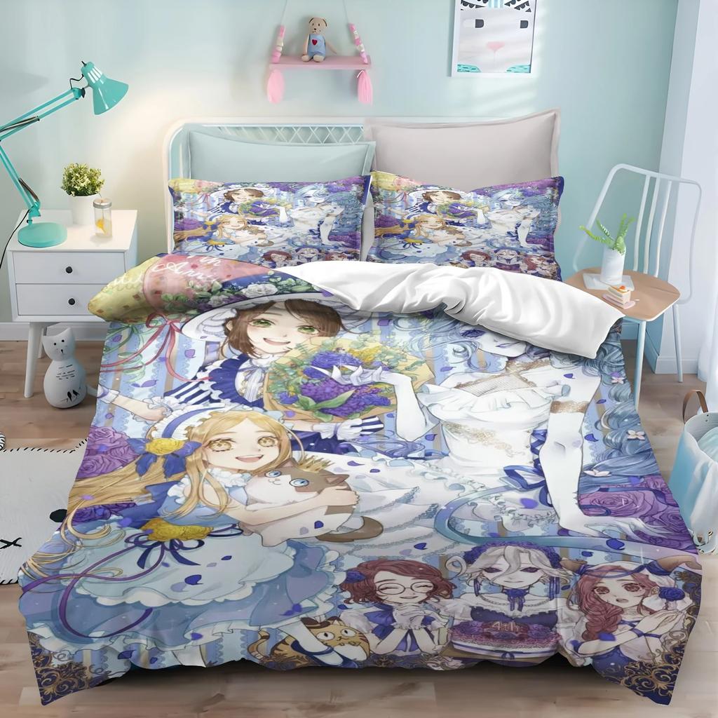 Modern Print Fifth Personality Duvet Cover Set - Children's Bedroom Comforter Bedding 3 Piece Mattress Sets for Home