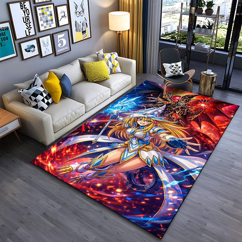 Dragon Warrior Fantasy Design Suitable As a Non-slip Mat for the Living Room or Bedroom Sofa