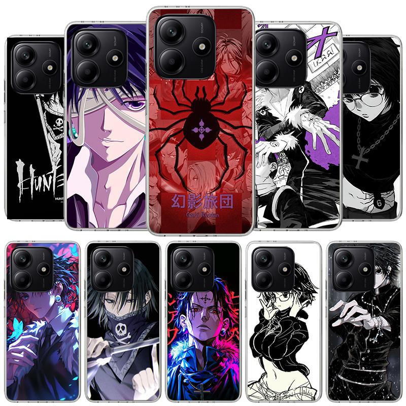 Huner X-Hunters Chrollo Shizuku Phone Case For Xiaomi Redmi Note 15 14 13 12 11 10 Pro Plus 14S 12S 11S 11T 11E 10S Soft Fundas