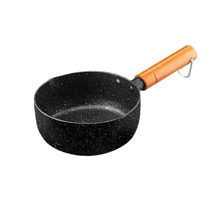 Yukihira Non-Stick Stone Pot: Single-Serve Instant Noodle & Milk Cooking Pot