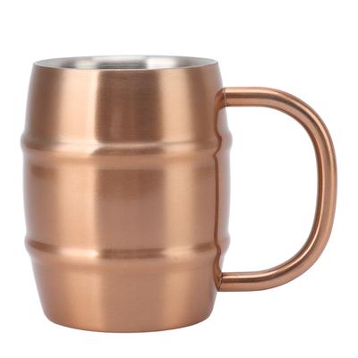Stainless Steel Beer Mug Double Layer Insulation Multipurpose Safe Ergonomic Milk Tea Mug for Home