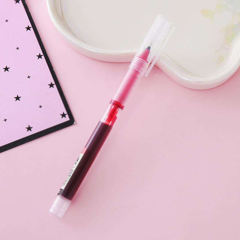 Quick-Dry Rollerball Pen: Large Capacity, Creative Stationery for Students & Office Signatures