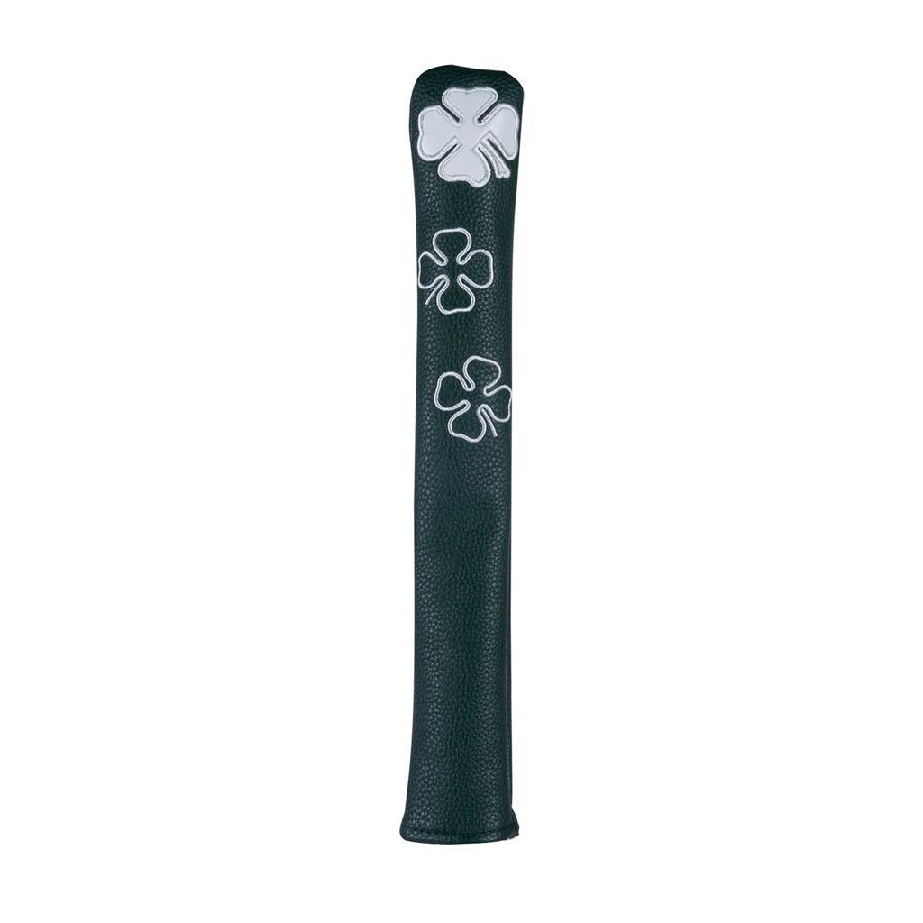 Leaf Pattern Golf Alignment Stick Cover PU Leather Alignment Stick Headcover Holder Golf Accessories for Women and Men