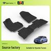 Eco-friendly All-Season TPE Odorless Car Floor Mats for Santa Fe, Lingdong, Kona