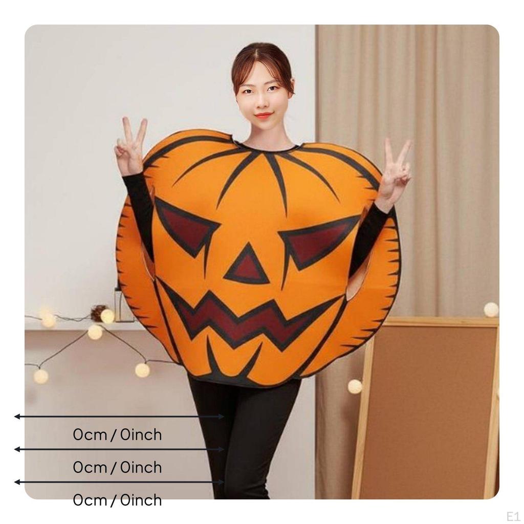 Sponge Pumpkin Suit Cartoon Design Costume Lightweight for Halloween