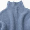Sinuofude Women's Wool Blend Semi-High Collar Sweater