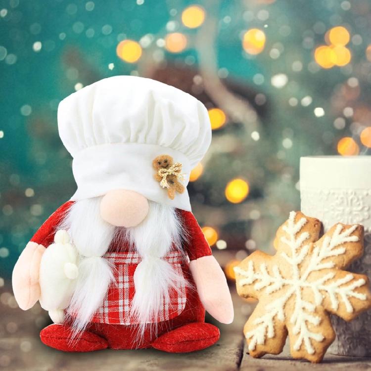 Cloth Material Chef Gnomes Home Shopping Mall Decorations 2 Styles To Choose