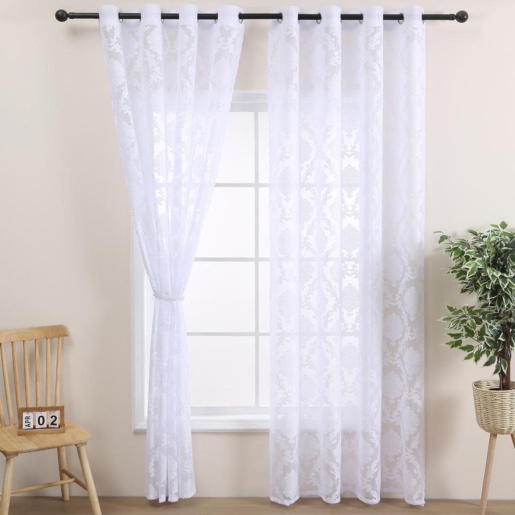 Retro Gauze Curtains, Light Luxury, Dream Lace, Home Living Room, Bedroom, Balcony Partition, Curtains, Curtains, And Curtains Are Free Of Perforation