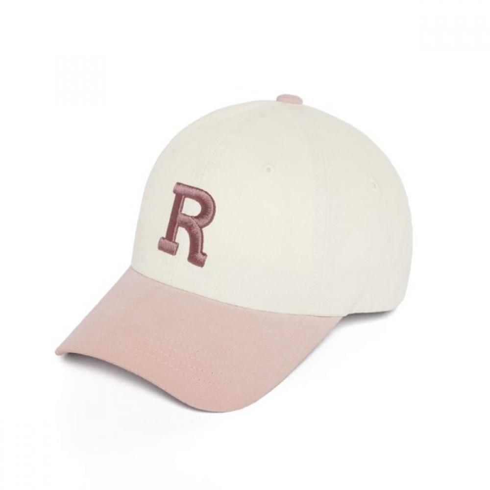 Verutum Vrt Initial Two Tone Cap Cream Pink Hw Bc066 Single option
