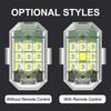 1pc Wireless Remote Control LED Strobe Light for Motorcycle Car Bike Scooter Flash Indicator Waterproof