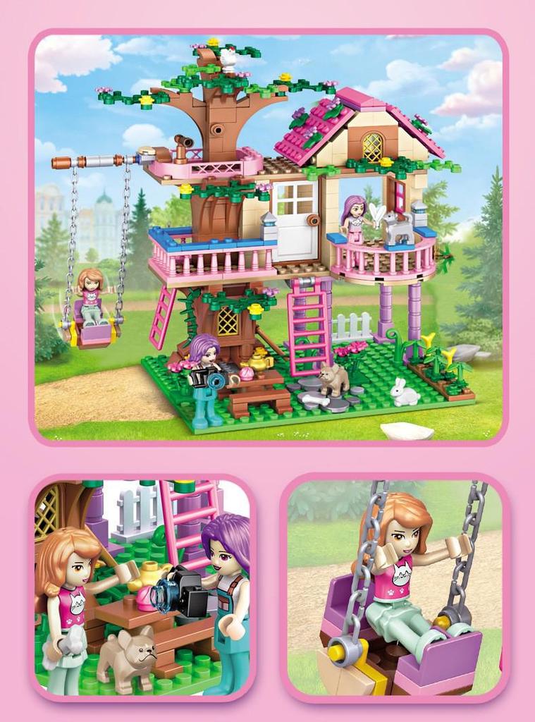 Chaobao 7652 Dream Treehouse Princess Castle Building Blocks Toy Set