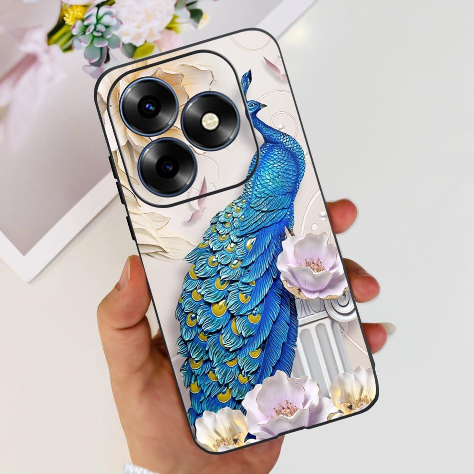 For Itel S23 Plus S681LN case itel S23 S665L Fashion Elegant Painted Soft Silicone TPU Phone Back Cover For Itel S23+ S23Plus