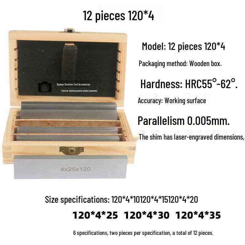 

Parallel Block Vise Shim Set for Milling Machine