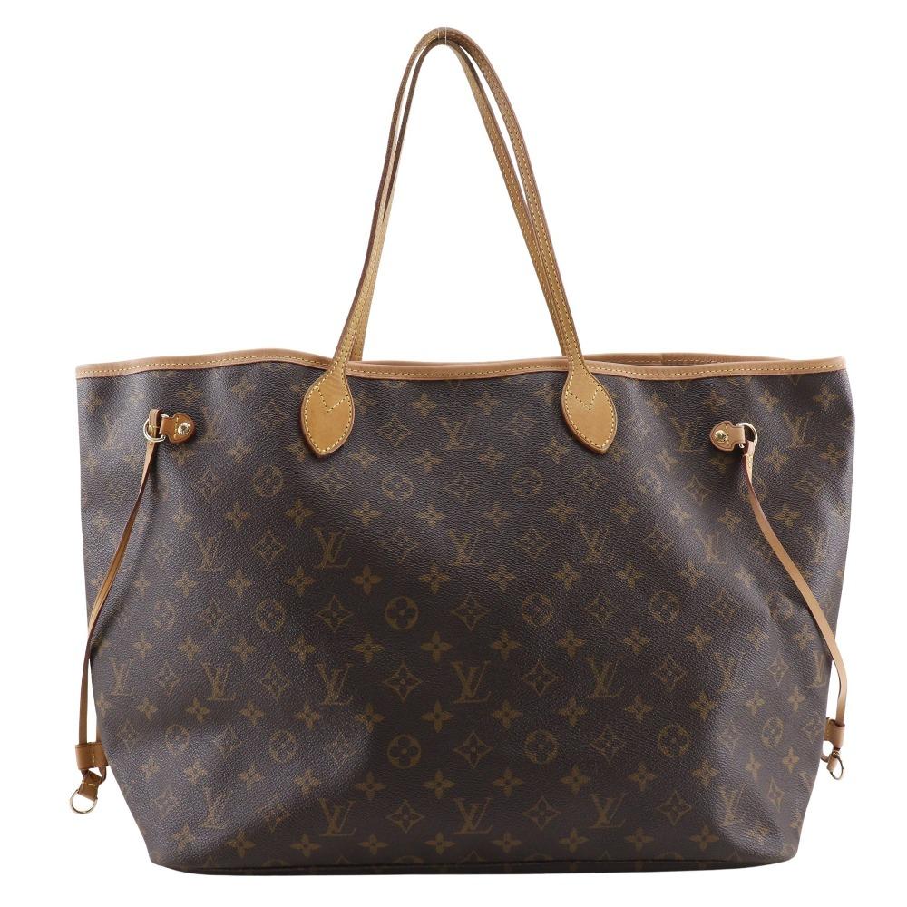 LOUIS VUITTON Neverfull GM Tote Bag M40157 Brown Monogram canvas Women Used