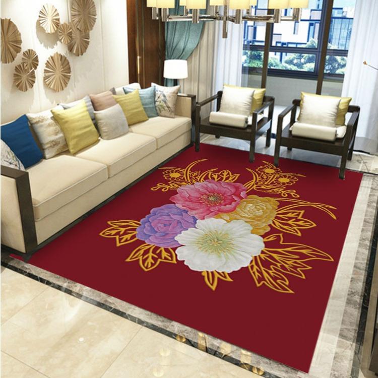 European Style Living Room Carpet Bedroom Bedside Carpet Dining Room Carpet Floor Mat Balcony Door Mat