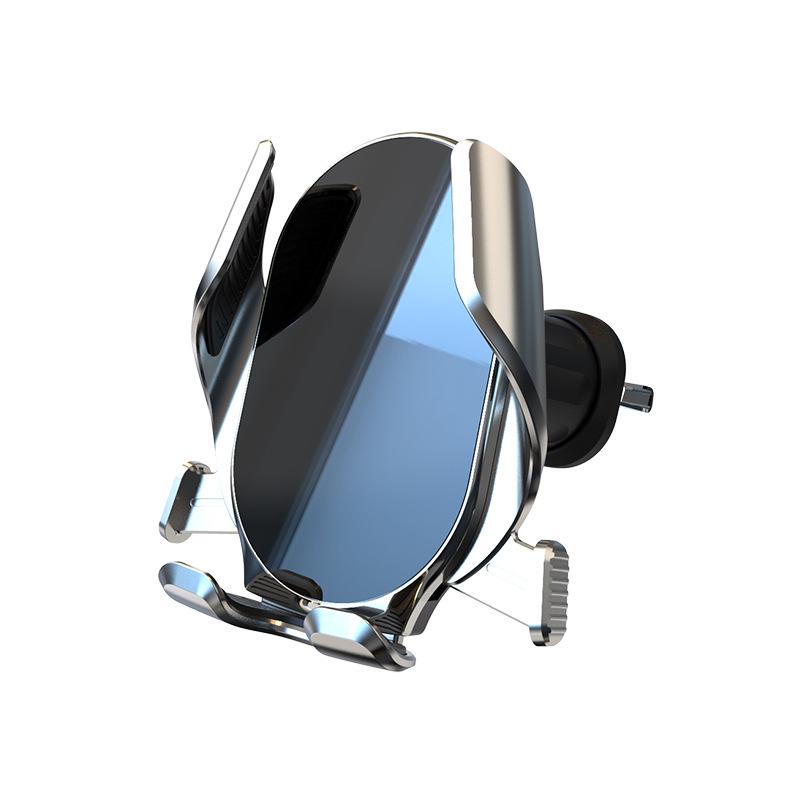 Automatic Locking Car Phone Holder for Air Vent - Supports Horizontal, Vertical, Oblique Placement.