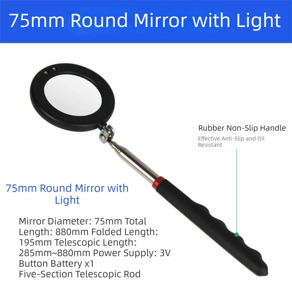 High-Definition Telescopic Inspection Mirror Vehicle Inspection Mirror Mechanical Detection