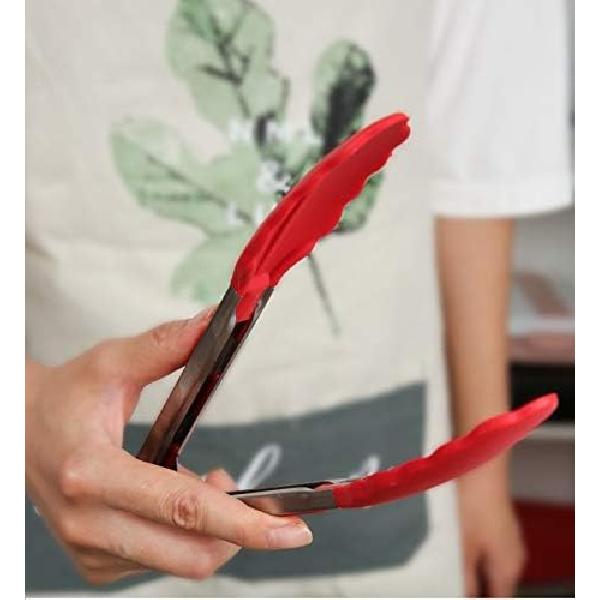 

Кухонные щипцы 9 дюймов(Трое в группе) - Нержавеющая сталь с силиконовыми наконечниками с антипригарным покрытием - Щипцы с антипригарным покрытием для приготовления пищи, барбекю, гриля, 9 inch(two)