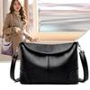 Bag Women's New Fashion Bag Simple Casual Large Capacity PU Shoulder Messenger Bag