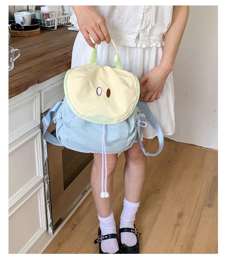 

Lightweight Travel Backpack Women Fashionable All-matching Cute Schoolbag College Students Dopamine Commuter 26x15x26 світло-синій колір