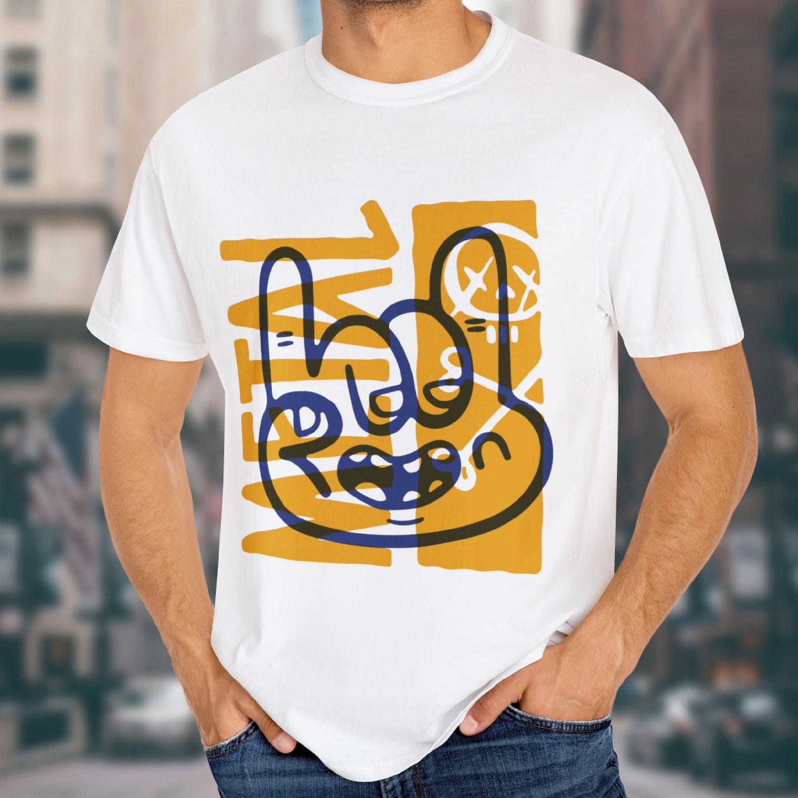 Metal Rock Finger T-shirt, Rock Music Tee, Music Tee, Music Graphic Tee, Comfort Colors T-shirt, Music Art Tee S