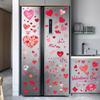 Indoor Glass Safe Heart Window Clings Valentine Stickers