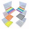Universal Bobbin Storage Box for Sewing Machine - Transparent Plastic Case Holds 25 Metal/Plastic Bobbins, Thread Organizer