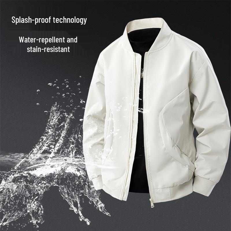 Men's Cross-Border Casual Windproof Jacket - Spring, Autumn, Winter Sports Trendy Loose Coat
