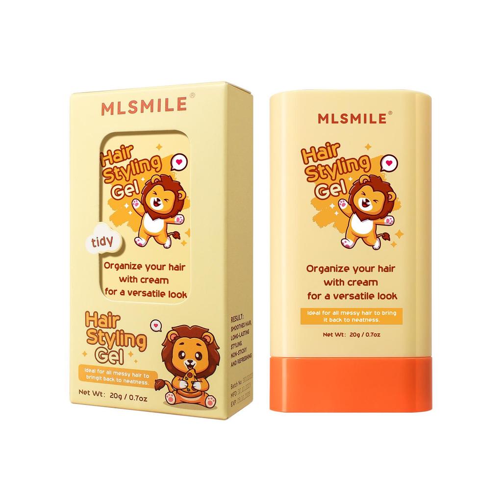 Children's Flyaway Hair Wax Stick - 20g, Anti-Frizz Styling & Taming Cream, Large Capacity